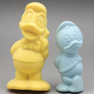  Disney Donald &hyu-i soap 2 piece set centre thing production ( stock ) 1997 year about unused package equipped 