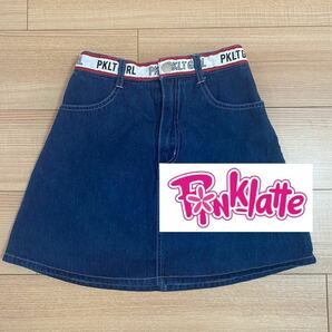 【PINK-latte】デニムスカートパンツ　　　　　　　　　　　　160cmサイズ　　☆美品☆