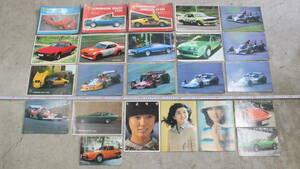 [ writing Akira pavilion ] car sport car catalog idol photograph together Showa Retro that time thing .99