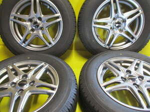 ユ）ワーレン 14×5.5J +42 4H PCD100 バリ溝国産　トーヨー　ガリッドG5　175/70R14 4本セット ウ゛ィッツ、フィット　ヤリス　送料込み