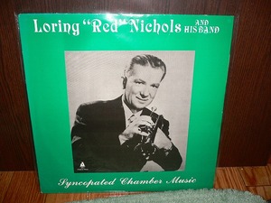 R15 LP Loring Red Nichols and His BAND レコードコレクター宛のインナー付 USA盤 AP-2 APLP-3　1986