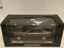 1/43 ミニチャンプス BMW 7シリーズ E65 前期 735 / 745 ミニカー モデルカー MINICHAMPS_画像1