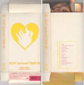 GLAY *pure soul~ TOUR ' 98 VHS стандартный товар ( б/у товар 