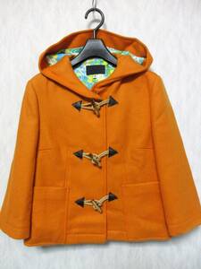 D&G Dolce & Gabbana Short duffle coat orange 26/40.1511