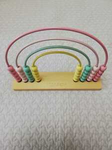 [ popular / beautiful goods ] little Dodge / Rainbow / soroban / intellectual training toy / regular price 5,990 jpy 