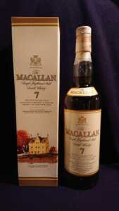 マッカラン7年 700ml 箱付 旧ボトル スコッチウイスキー MACALLAN 7 years old