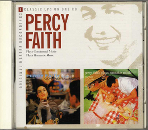 パーシー・フェイス◆Percy Faith / Plays Continental Music / Plays Romantic Music(輸入CD)