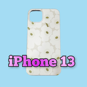 大人女子 iPhone13 マリメッコ ソフトケース ミニウニッコ 人気 flower