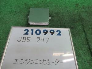 ライフ DBA-JB5 エンジン コンピューター C YR546 ケイヒン 37820-RGA-X52 210992