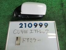 エアトレック TA-CU4W 左 サイド ミラー 24V 4WD W13 シルキーホワイトパール 210999_画像1