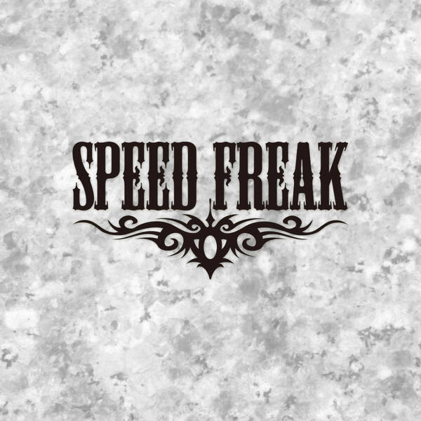 送料無料◆SPEED FREAK スピードフリーク カッティングステッカー◆ブラック｜15×7.5cm｜ 超防水 UVカット 屋外使用可【C041】