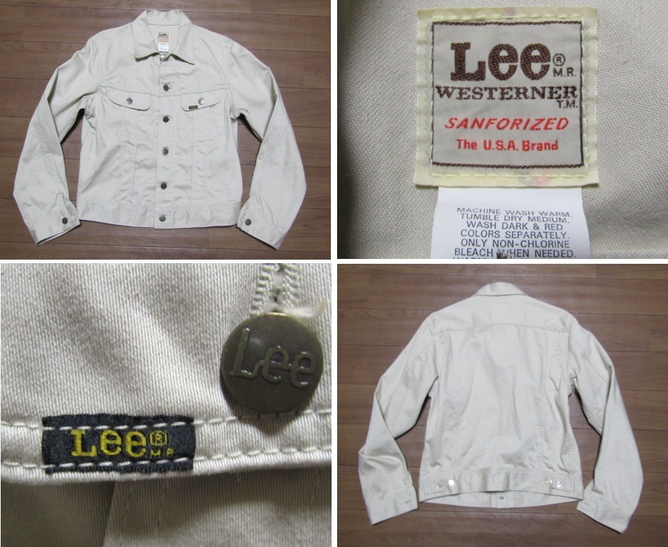 Lee リー 100-J ウエスターナー サークルR ジャケット ヴィンテージ 在庫あり送料無料 size38 70年代 WESTERNER Lee Gジャン/デニムジャケット