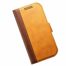 送料無料★らくらくスマートフォン F-52B レザーケース★★Brown_画像6