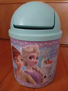 アナと雪の女王ダストボックスごみ箱ゴミ箱ブルー缶エルサオラフ水色レアDisneyインテリア小物入れディズニープリンセスアナ雪こどもの日