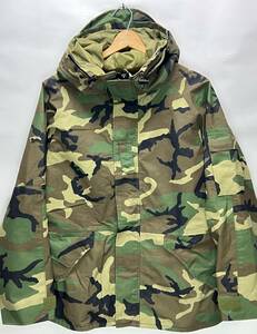 US.ARMY ECWCS 迷彩ゴアテックスパーカー◆L-R◆美品◆USA製◆アーミー◆GORE-TEX◆ウッドランド◆米軍実物◆USA購入