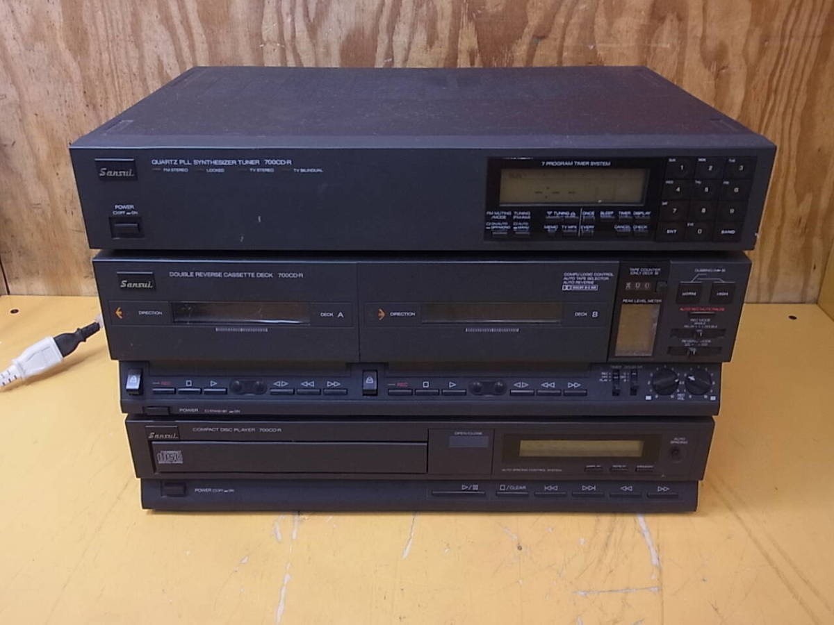 SANSUI システムコンポ M-50 動作確認済み ジャンク扱い