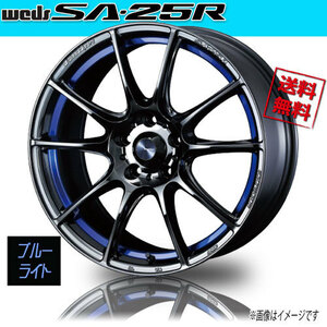 ホイール新品 4本セット WEDS Sport SA-25R BLC2 ウェッズスポーツ 18インチ 5H114.3 8.5J+35 φ73 業販4本購入で送料無料 保証書付 軽量