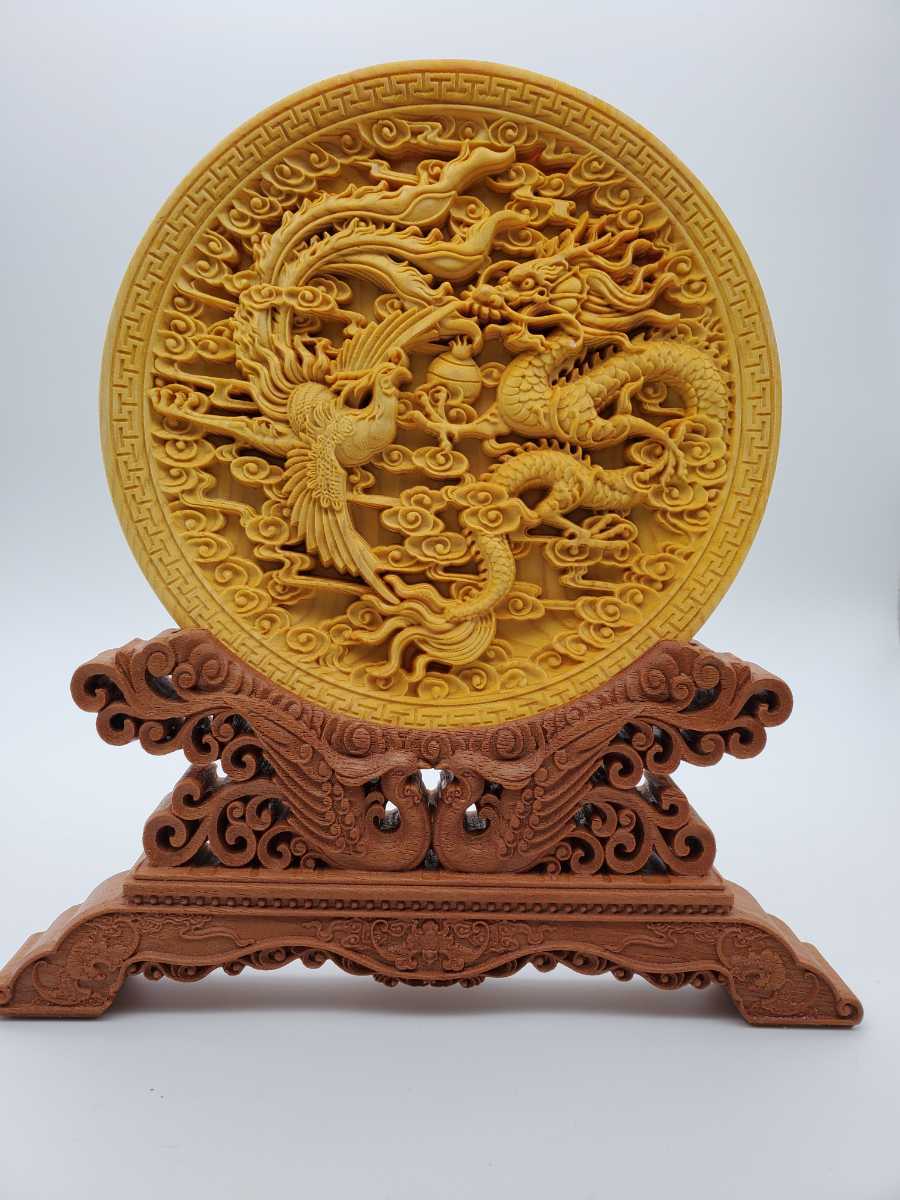 もらって嬉しい出産祝い 置物 彫刻 美術品 鳳凰 工芸品 工芸品