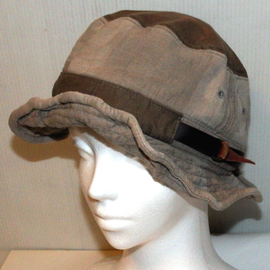KW02(A35E)　帽子　ブラウン系　サイズ57-59cm