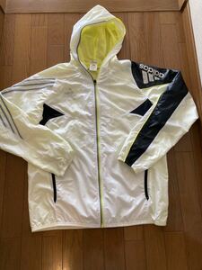 お探しの方。アディダスプロフェショナル　ウィンドブレーカー パーカー稀少サイズL adidas professional