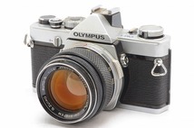 ●きれいなボディ●OLYMPUS OM-1＋G ZUIKO AUTO-S 50mm F1.4 レンズSET オリンパス モルト張替え済み＜レンズ前後キャップ＞886k43T8114s_画像2