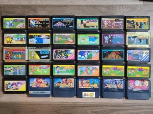 全30本 ゼビウス マッピー ギャラガ ドルアーガの塔 パックランド スプラッターハウス ファミスタ FC レトロ ゲーム 任天堂 ナムコ