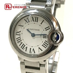 CARTIER カルティエ W69010Z4 レディース腕時計 バロンブルー 腕時計 SS クォーツ