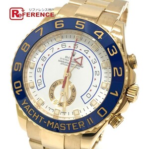 美品 ROLEX ロレックス 116688 ヨットマスター2 自動巻き 腕時計 K18無垢 メンズ