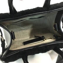 BALENCIAGA バレンシアガ 347237 ショルダーバッグ パドロックヌードミニ ハンドバッグ ムートン_画像7