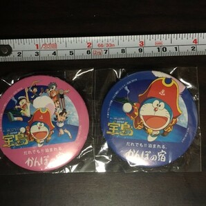 非売品 映画 ドラえもん のび太の宝島 かんぽの宿 缶バッチ Japan Post Doraemon NOBITA'S TREASURE ISLAND PinBack button tin badge can