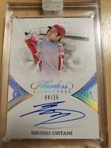 25枚限定 サイン 2019 -20 Panini Flawless SHOHEI OHTANI Auto (#/25) / 大谷翔平 Autograph _画像8