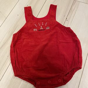 ELLE*90*daruma all * rompers * red 