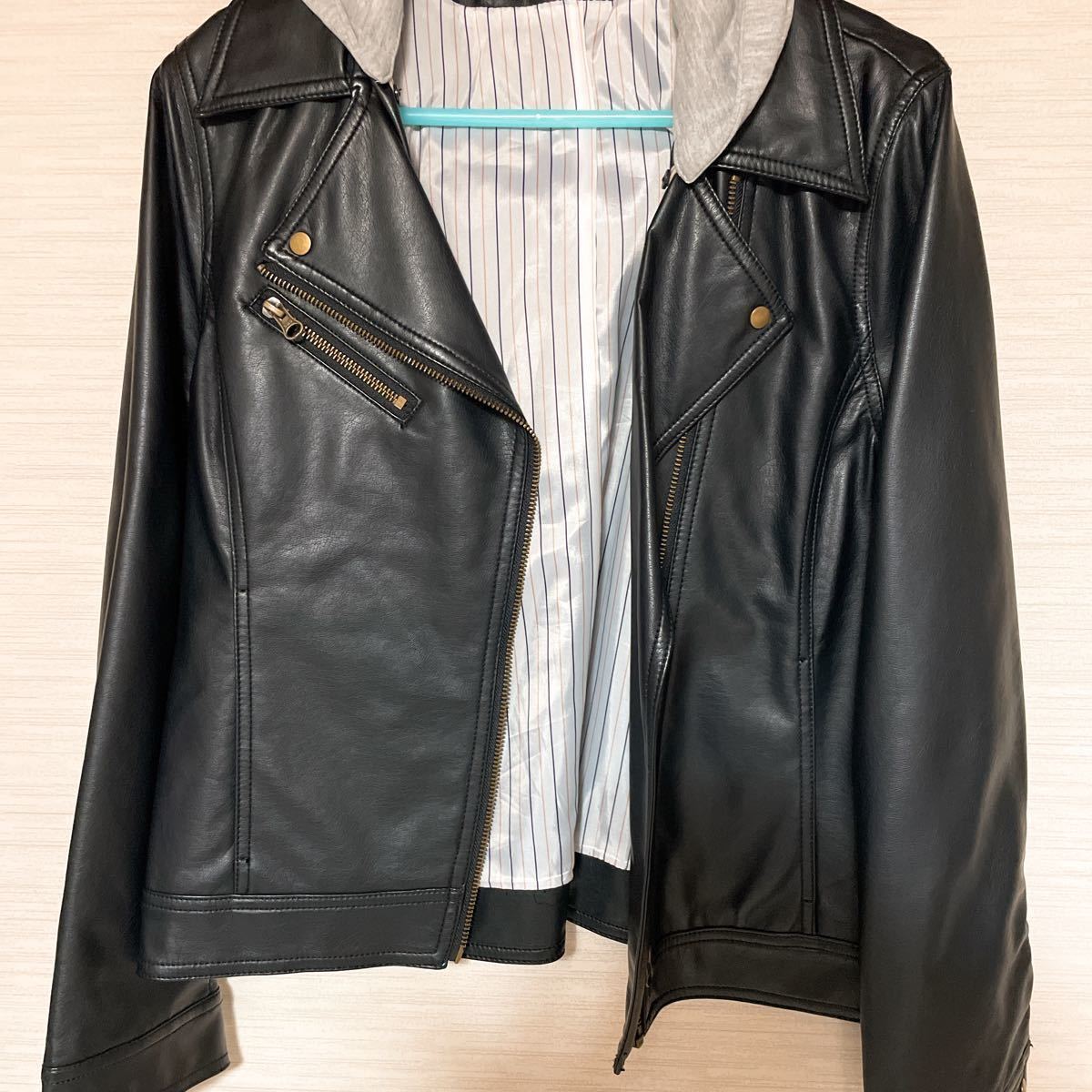 新品即決 フランス製 John Galliano ウール ライダースジャケット