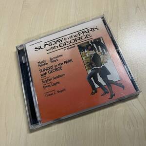 CD Sunday in the Park with George Original Cast Recording 2006 London Cast/Original Broadway Cast サントラ ディスク美品