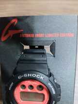 【新品】CASIO G-SHOCK DW-6900BIN-9JF　　　　燃える 闘魂 アントニオ猪木 コラボレーションモデル stussy APE_画像2