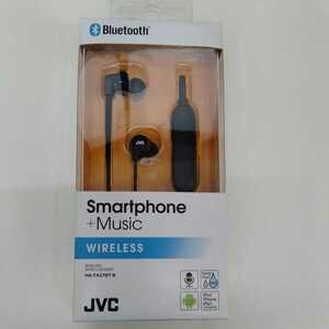 【新品未開封未使用】ワイヤレスステレオヘッドセット ブラック マイク機能内蔵Bluetoothイヤホン JVC