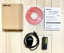 バッファロー 11ax/ac/n/a/g/b 無線LAN子機 USB3.0 内蔵アンテナタイプ WI-U3-1200AX2/N 2022/11~保証有_画像1