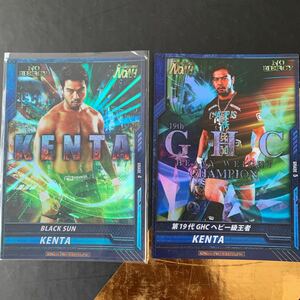 G1klai Max New Japan Professional Wrestling King of Pro Wrestling 7.KENTA RRR,RRkila card 2 pieces set 