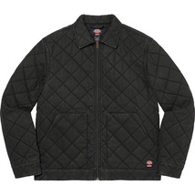 Sサイズ Supreme Dickies Quilted Work Jacket Black ブラック シュプリーム デッキーズ　ワーク ジャケット 完売品　N1_画像1