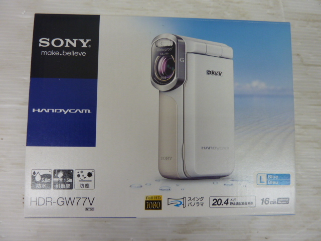 超安い】 防水!デジタルビデオカメラ HDR-GW77V/W 【美品】SONY ...
