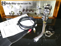 fidelity-research FR-64S トーンアーム PHONOケーブル付属 リフターオイル補充済み Audio Station_画像1