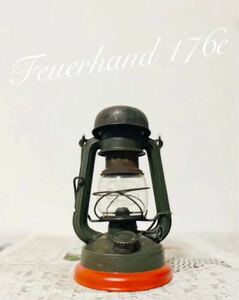《希少》【Feuerhand 176e】フュアーハンド　キャンプ　ブッシュクラフト　ドイツ　ハリケーンランタン　ビンテージランタン
