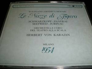 モーツァルト フィガロの結婚 カラヤン シュワルツコップ パネライ ゼーフリート ミラノ スカラ座 1954 ライヴ Mozart Figaro Karajan Live