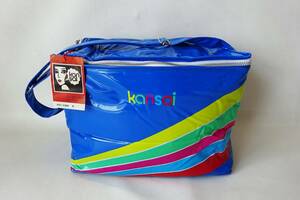 Showa Retro/В то время [Канзай/Cool Bag/Cooler Bag/емкость 11,5 л/радуга] неиспользованный/тег/домашнее хранение/Diamond Thermos Industrial Co., Ltd.