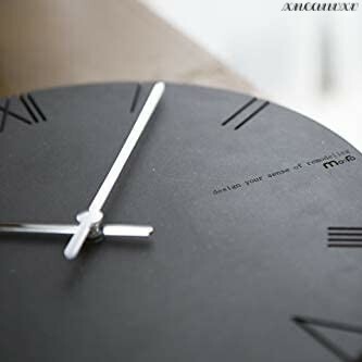 高品質な 壁掛け時計 ブラック ローマ数字 静音 インテリア 壁掛け 北欧 アンティーク おしゃれ 雑貨 クラシック 時計 ウォール クロック
