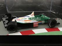 ベネトンB186 ベルガー　1986年　1/43 - Deagostini F1マシンコレクション　デアゴスティーニ_画像4