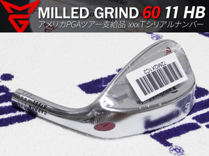 [Новая] PGA Tour Supply Taylormade Melled Grind 60 градусов 11 HB Клайт головка XXXT Серийный прототип подлинная гарантия