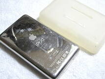 Apple ipod 第5世代 A1136 60GB 白 ホワイト シリコンカバー USBケーブル セット 動作OK 中古 Classic クラシック HDD 初期化済_画像3
