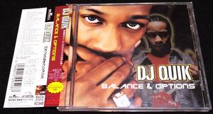 DJ Quik / Balance & Options★国内帯・和訳 AMG Marco Polo Erick Sermon Digital Underground Raphael Saadiq DeBarge G-RAP DJクイック