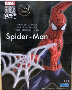  free shipping MARVEL COMICS 80th Anniversary super premium figure *Spider-Man~ SPM figure Spider-Man new goods unopened goods 